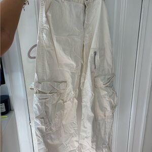 BDG Cream Cargo Pants for Women